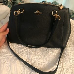 Black coach purse